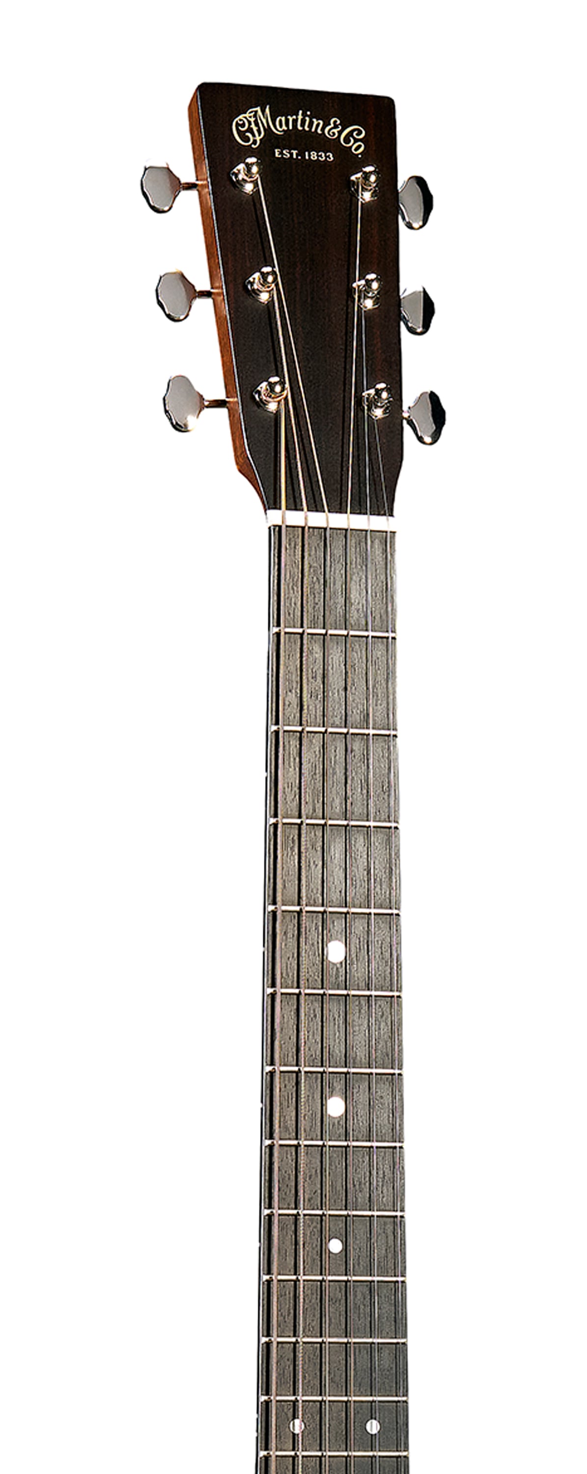 Headstock & Neck of Martin DSS-16E Black Smoke Guitar image number 4